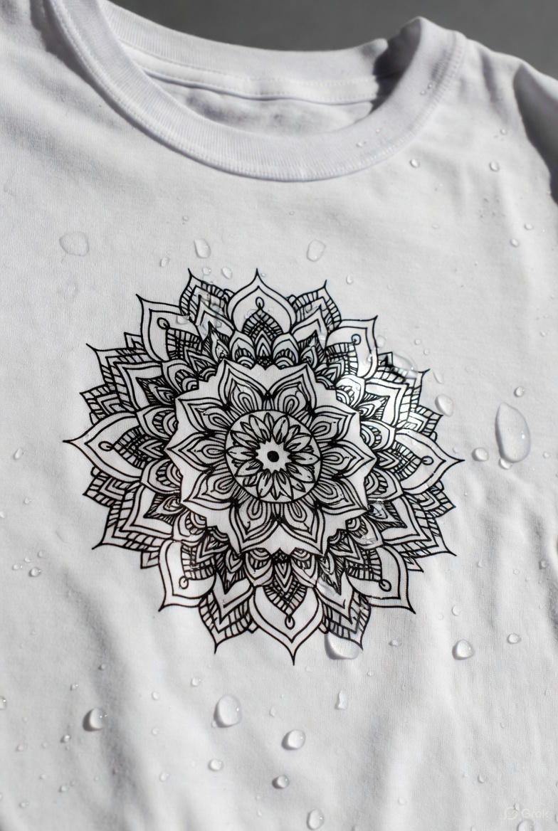 Nahaufnahme DTF-Transfer